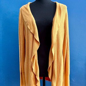3/$30 A New Day mustard yellow cardigan, XXL